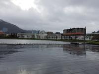 Hurtigrute, Bergen, Festplatz mit KODE Museen und Festhalle