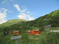 Typisches Norwegisches Hüttendorf