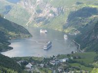 Blick in den Geirangerfjord
