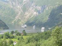 Blick zum Geirangerfjord
