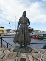 Klippfischfrau in Kristiansund