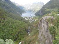 Blick zum Geirangerfjord