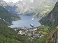 Blick zum Geirangerfjord