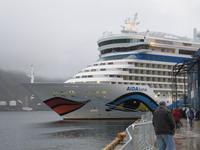 Die AIDAluna in Honnigsvag