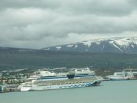 AIDAluna im HAfen von Akureyri