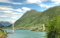 Brücke Hardangerfjord