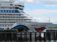 AIDAluna in der Bucht Invorgordon