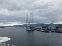 Auslaufen aus der Bucht Invergorden