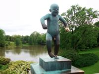 Oslo, Vigelandpark (Der Trotzkopf)