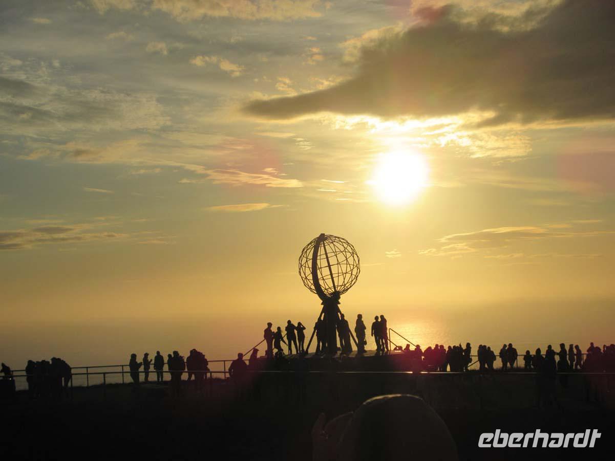 Mitternachssonne am Nordkap