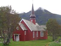 Kirche in Flakstad
