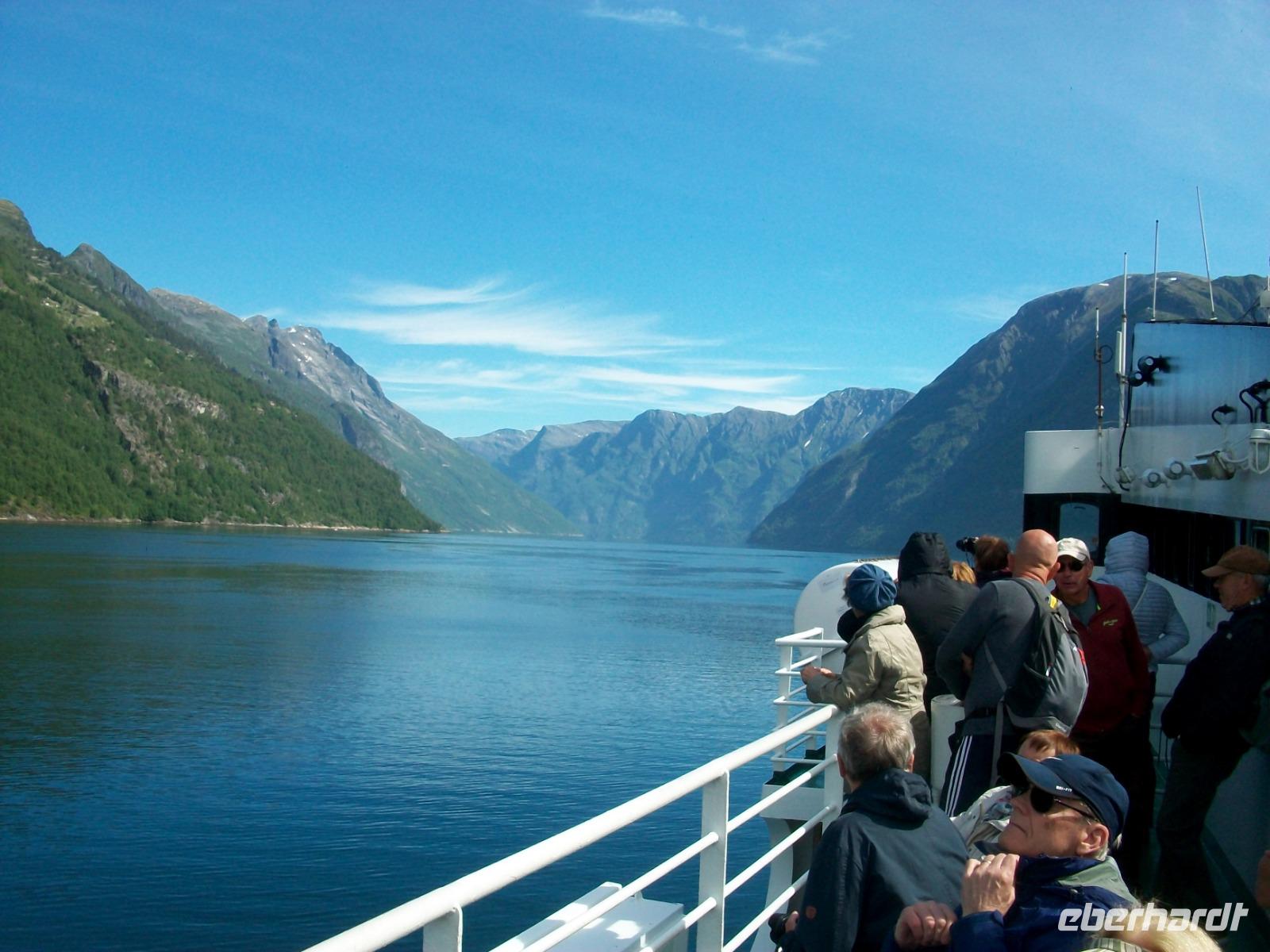 Kreuzfahrt auf dem Geirangerfjord 