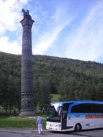 Saga -Säule im Elveseterhotel