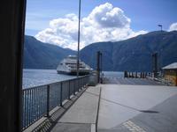 Fähranleger in Mannheller am Sognefjord