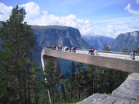 Aussichtspunkt Stegasteinen am Aurlandsfjord