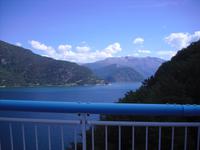 Blick von der Hardangerbrücke