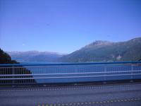 Blick von der Hardangerbrücke