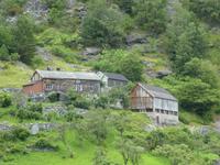 Geirangerfjord verlassene Bauernhöfe