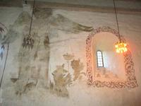 Fresken in der Kirche von Kinsarvik