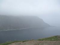 Das Vestkap im Nebel