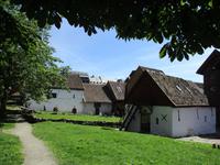 Küchenhäuser in der Tyske Brygge in Bergen
