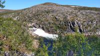 129 Wasserfall auf dem Stabbursdalen-Fjell