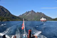 276 Lofoten, Adlersafari, Begegnung mit der Hurtigrute