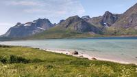 333 Lofoten, die Berge der Flakstad-Bucht