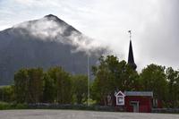 342 Lofoten, Kirche von Flakstad