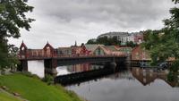 430 Trondheim, Speicherstadt und Rote Brücke