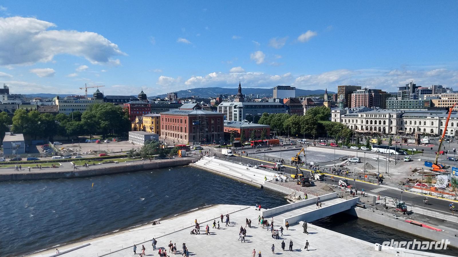 003 Oslo, Blick von der Oper
