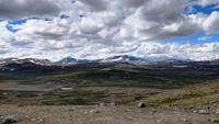 134 Wanderung auf dem Dovrefjell, Snøhetta View Point
