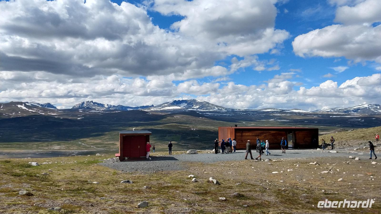 135 Wanderung auf dem Dovrefjell, Snøhetta View Point