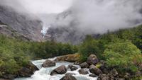 366 Wanderung zum Briksdalsbreen