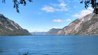 419 Blick vom Sognefjord in den Lusterfjord