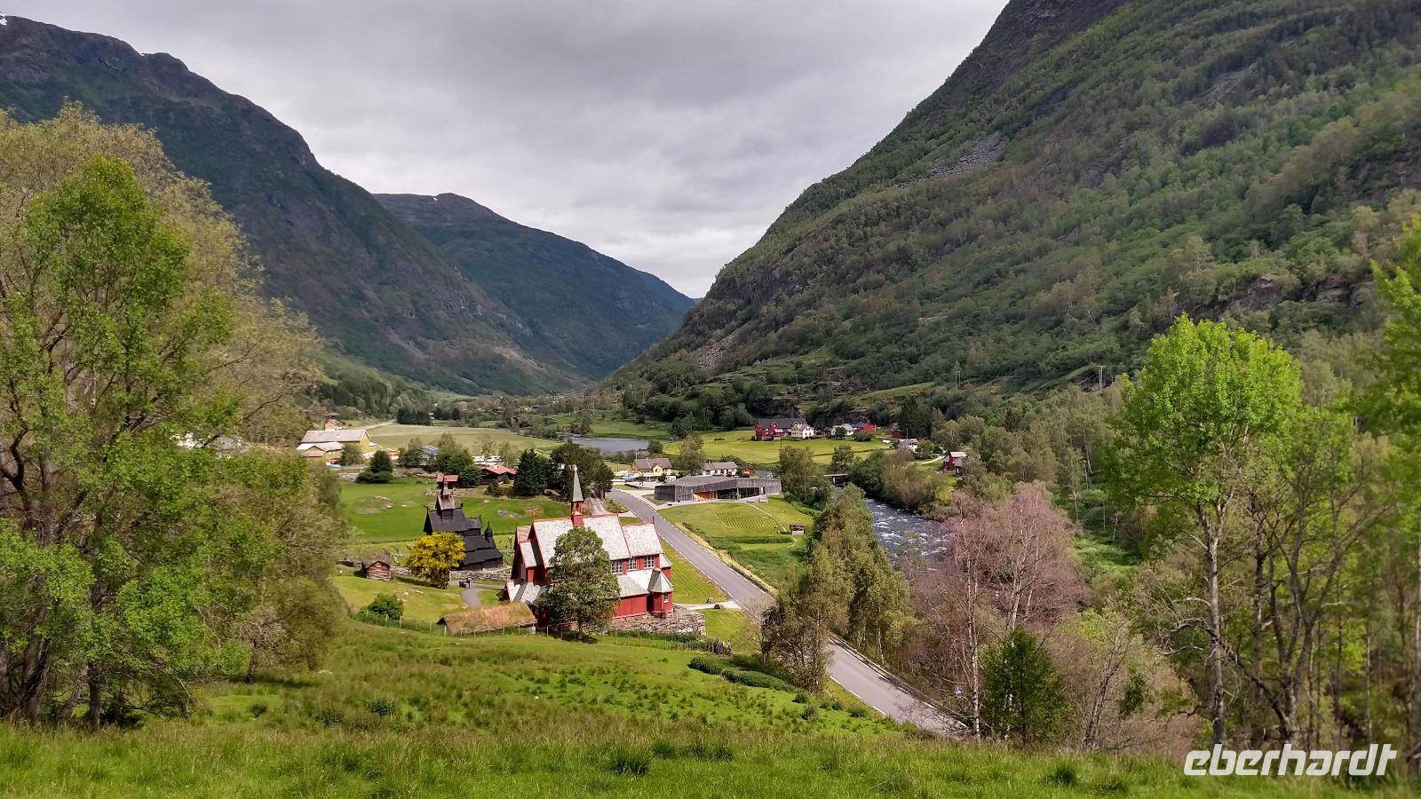 489 Blick vom alten Königswege auf Borgund