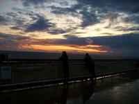 Abendstimmung auf der Fähre