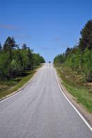 Achterbahn auf dem Weg zur norwegischen Grenze