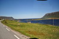 Wir werden den Porsangerfjord ca. 120 km entlang fahren