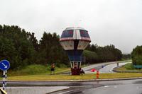 Die Verkehrskreisel in der Gemeinde GrÃ€nna erinnern an den hier geborenen schwedischen Polarforscher und Ballonfahrer Salomon August Andrée