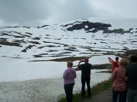 Schneelandschaft im Juli