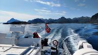 191 Lofoten, Adlersafari, Abfahrt von Svolvaer