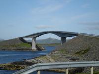 Fahrt auf der Atlantikstrasse