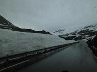 Fahrt durch Winterlandschaft