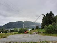 Fahrt von Trondheim nach Kristiansund - Gjemnessundbrücke