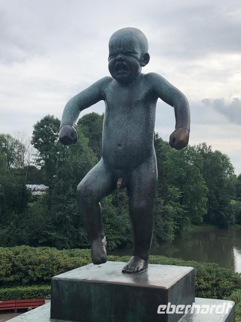 Oslo - Vigelandpark (Trotzkopf)