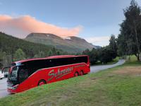 Elveseter-Hotel - unser Reisebus...
