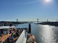 Fähre nach Kiel (Göteborg - Alvsborgsbrücke)