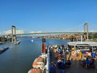 Fähre nach Kiel (Göteborg - Alvsborgsbrücke)