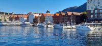 Bergen Blick auf Bryggen